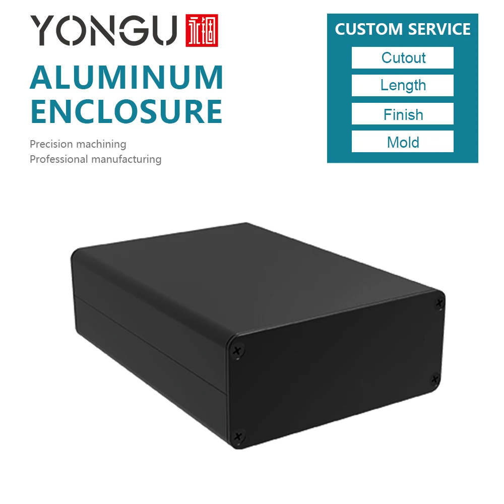 

H10 88W38H mm Aluminum Metal Top Case Enclosure