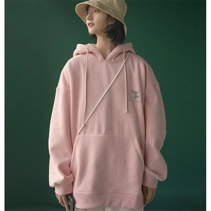 

Hoodie Women Funny Tops Harajuku Hoodies Streetwear Kpop Teens Women Loose Clothing sweatshirt hoodies Women Tops