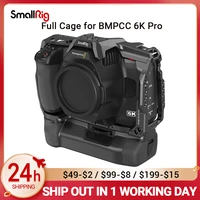 smallrig blackmagic design pocket cinema camera cage rig for bmpcc 6k pro connect the camera battery grip for power supply 3517