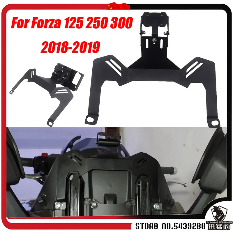 

Кронштейн для навигации на лобовое стекло мотоцикла, держатель для смартфона GPS, подходит для Honda Forza 125 250 300 2018 2019