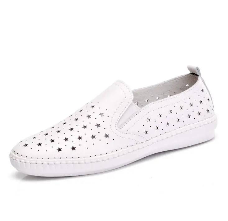 Новинка 2020 Весенняя дышащая повседневная обувь-топ из натуральной кожи с