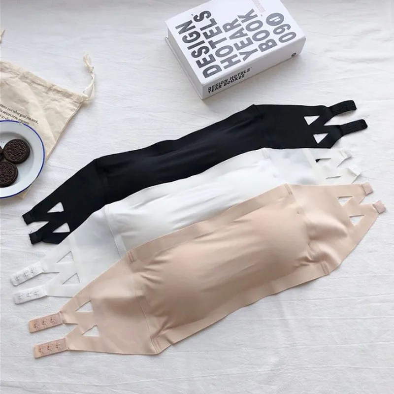 

Tube Top Women's New Style Bra One Piece Invisible Close Fitting Strapless Corset Tube Top Breathable Breast Wrap Sexy Underwear