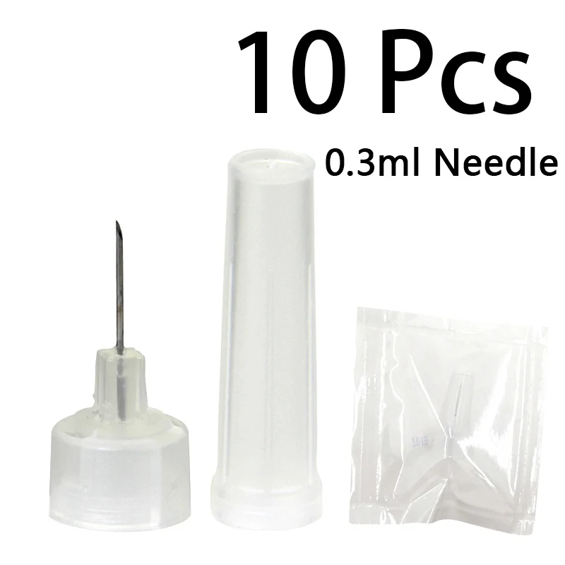 0.3 5pc needle Наполнитель Дерма 0,3 мл гиалуроновая ручка неинвазивный Инжекционный пистолет для губ дермальные наполнители удалить морщины использовать ампул шприц инъекции - Номер модели: 0.3 5pc needle