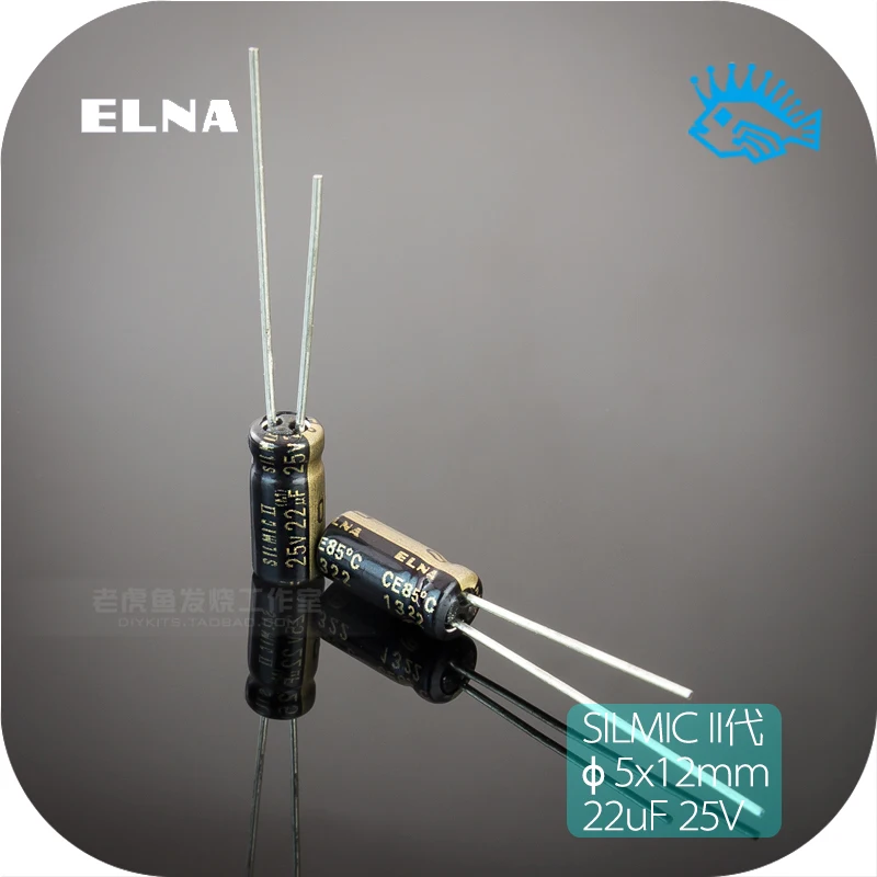 10 шт./100 шт. 25V22uF алюминиевая крышка 25В SILMIC II поколения RFS ELNA новый бренд