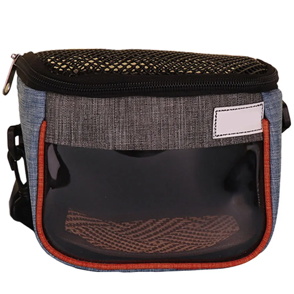 

Hamster Carrier Bag with Mesh Transparent Window Shoulder Strap Portable for Guinea Pig Chinchilla Squirrel Hedgehog Mouse