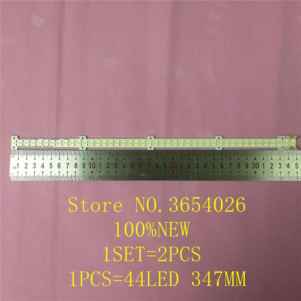 

2piece/lot FOR samsung 32-inch UA32D5000PR lamp BN64-01634A 2011SVS32_456K_H1_1CH_PV_LEFT44 1PCS=44LED 347MM Left and right