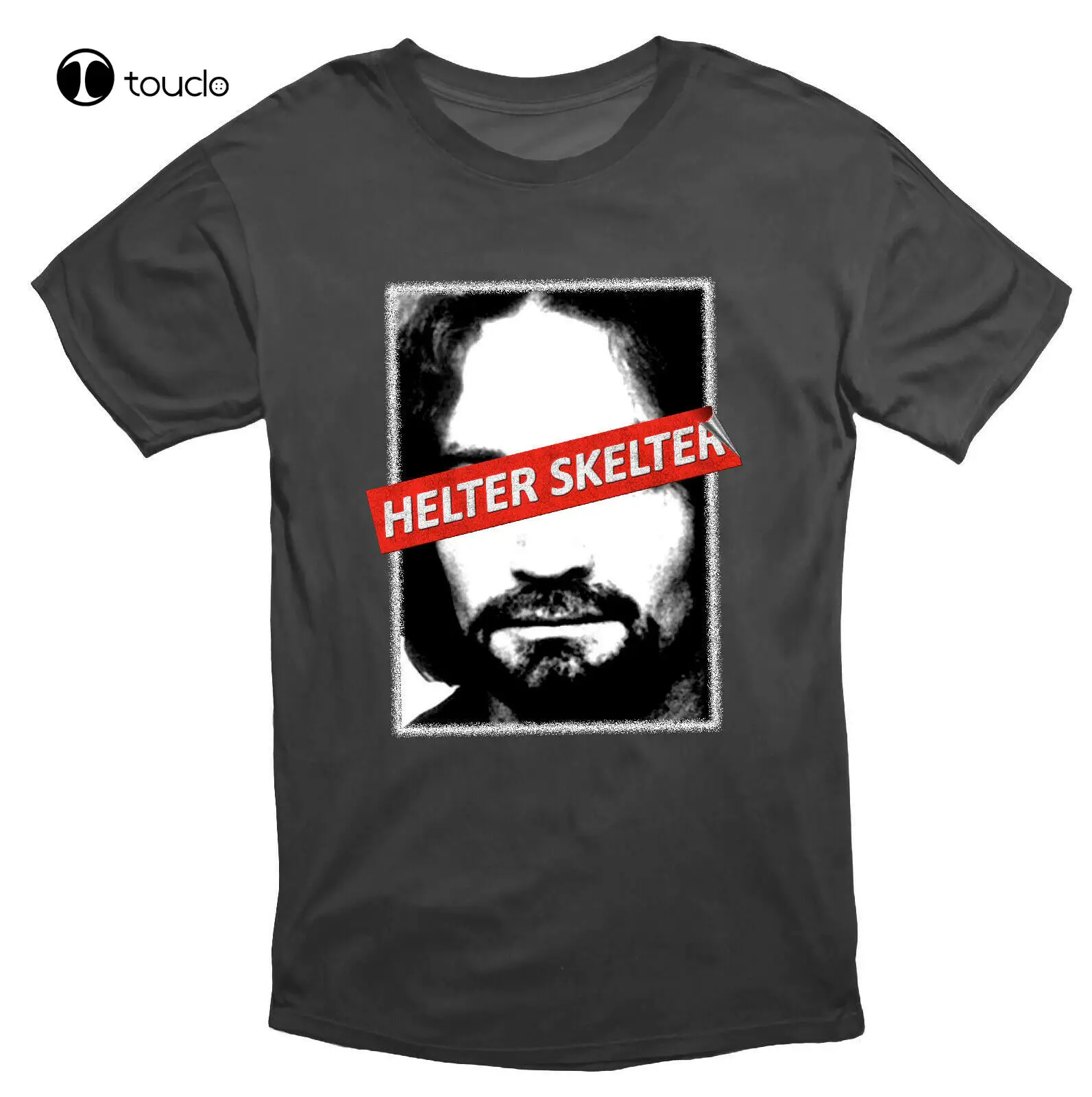 

Черная футболка Helter, часть 2, серия Мэнсон, Культовая футболка