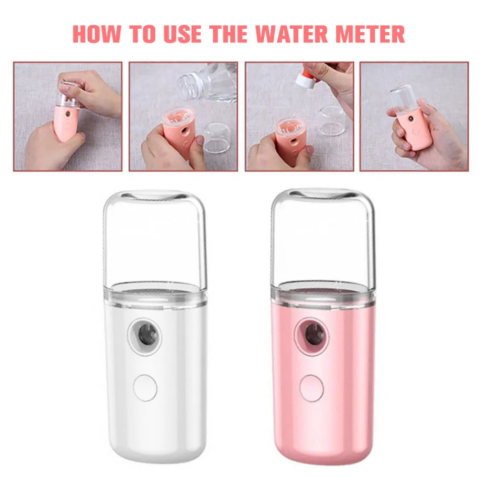 Нано-аппарат для паровой бани лица с пульверизатором портативный увлажнитель USB