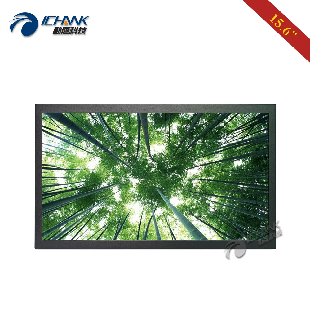 ZB156TN-V591/15," дюймовый 1366x768 16:9 BNC VGA HDMI металлический корпус пульт дистанционного управления настенный промышленный ЖК-экран