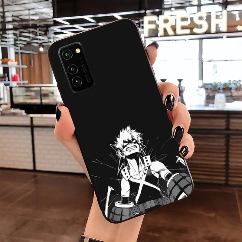 Boku без герой Академии Katsuki Bakugou цветной чехол для телефона Samsung S20 plus Ultra S6 S7 край S8 S9