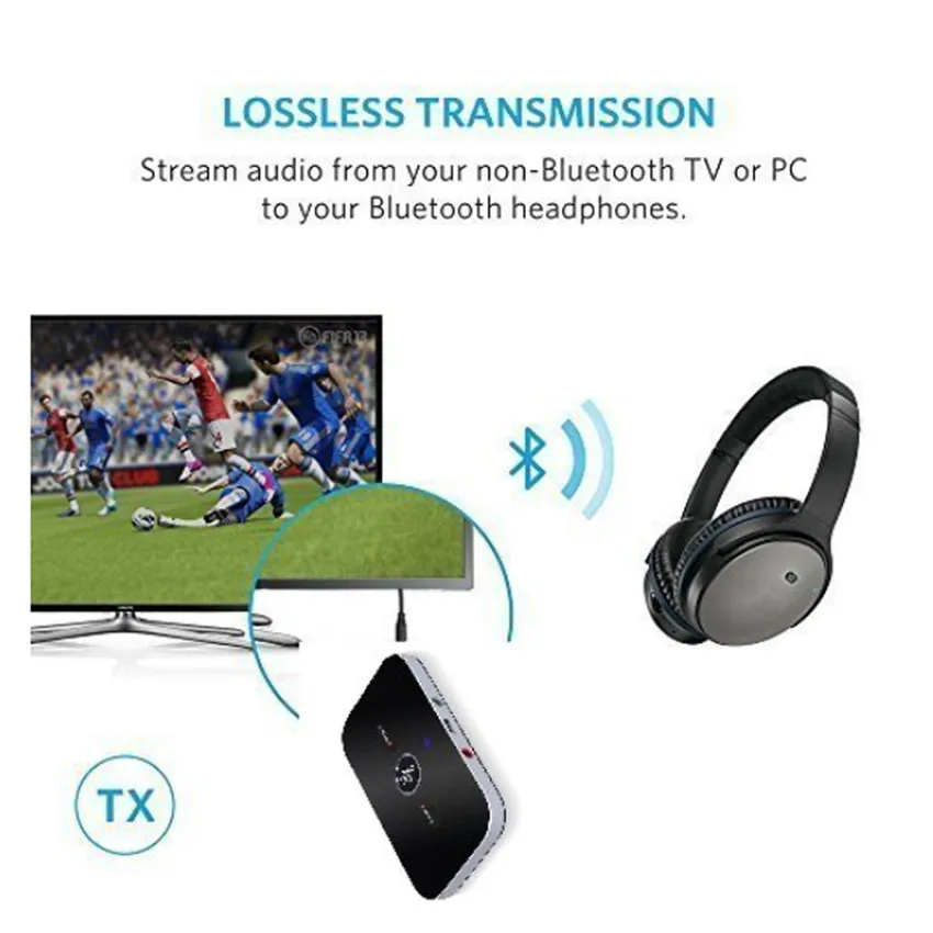 Аудио приемник-передатчик VIRCSYW Bluetooth 5 0 2 в 1 USB RCA 3 мм AUX разъем стерео музыка