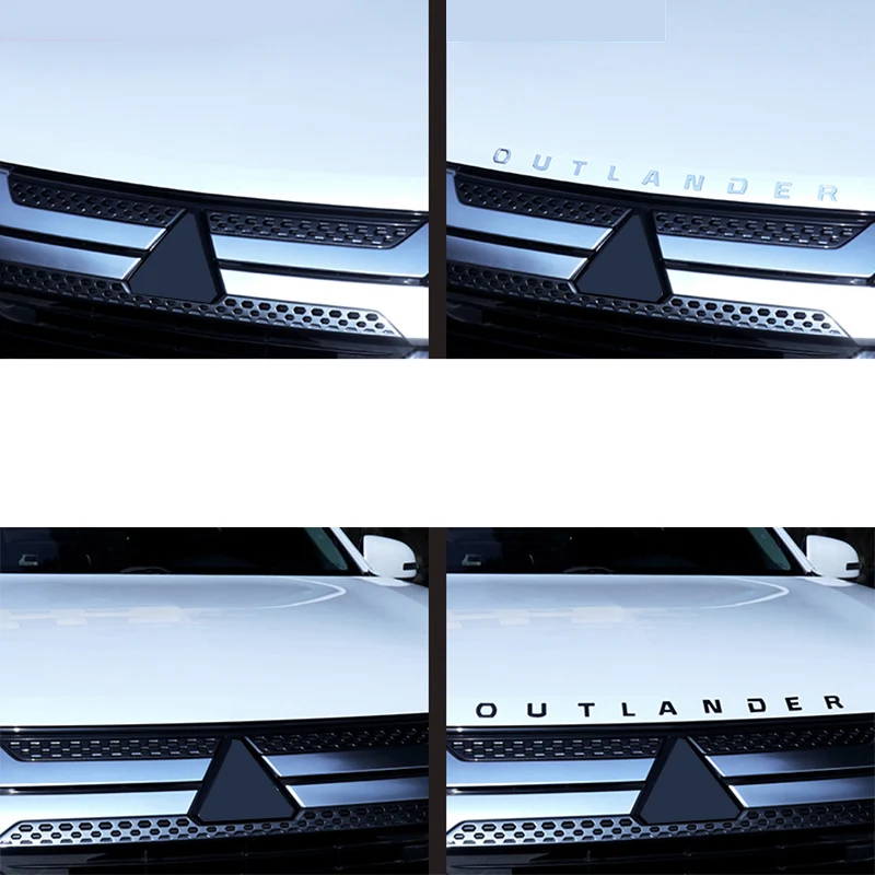 Металлические буквы OUTLANDER наклейка с логотипом для тюнинга автомобиля Mitsubishi