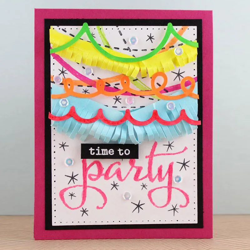 Металлические режущие штампы в полоску для вечерние трафареты декоративные