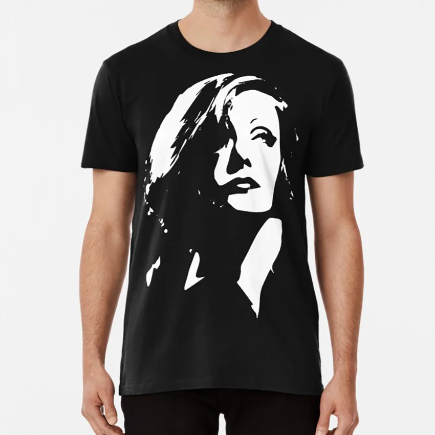 Garbo футболка great garbo greta винтажная Классическая Минималистичная актриса золотого