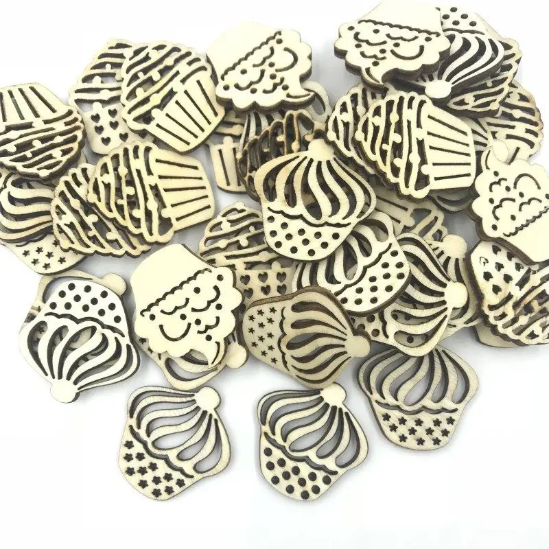 100 шт. полые украшения для торта скрапбукинг 30 мм|Пуговицы| |