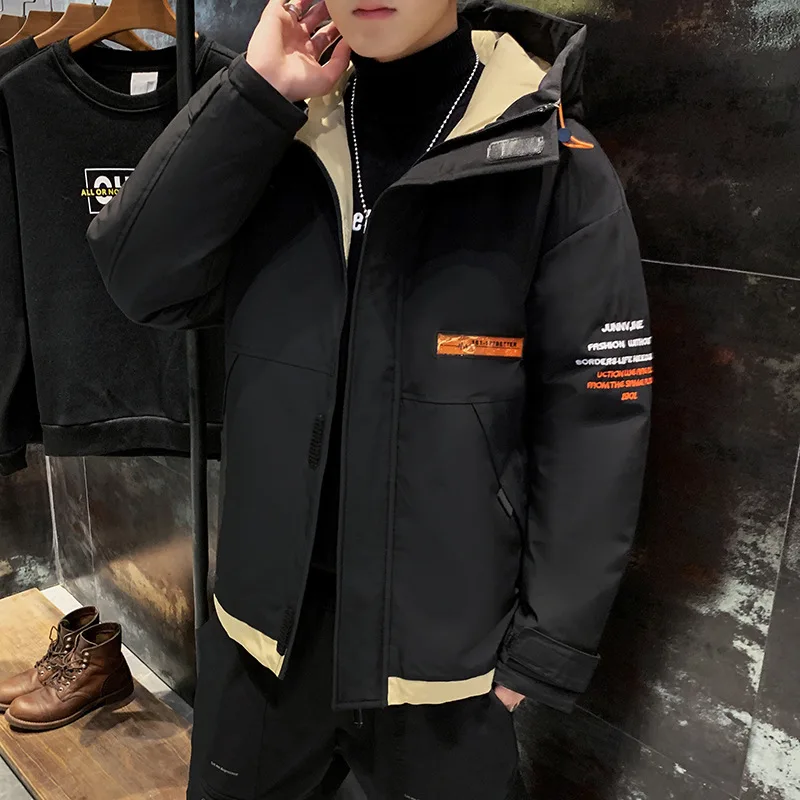 Зимняя Толстая Теплая мужская камуфляжная водонепроницаемая куртка пуховик с