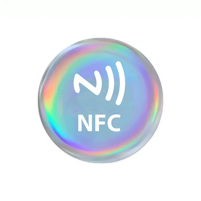 Металлическая эпоксидная наклейка Ntag216 NFC 13 56 МГц RFID метка для всех телефонов с