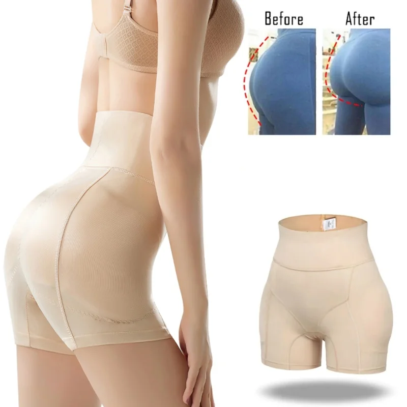 

Padded High Waist Invisible Hip Enhancer Shapewear Butt Lifter Body Shaper Underwear Women Pads Push Up Control Panties Shaping