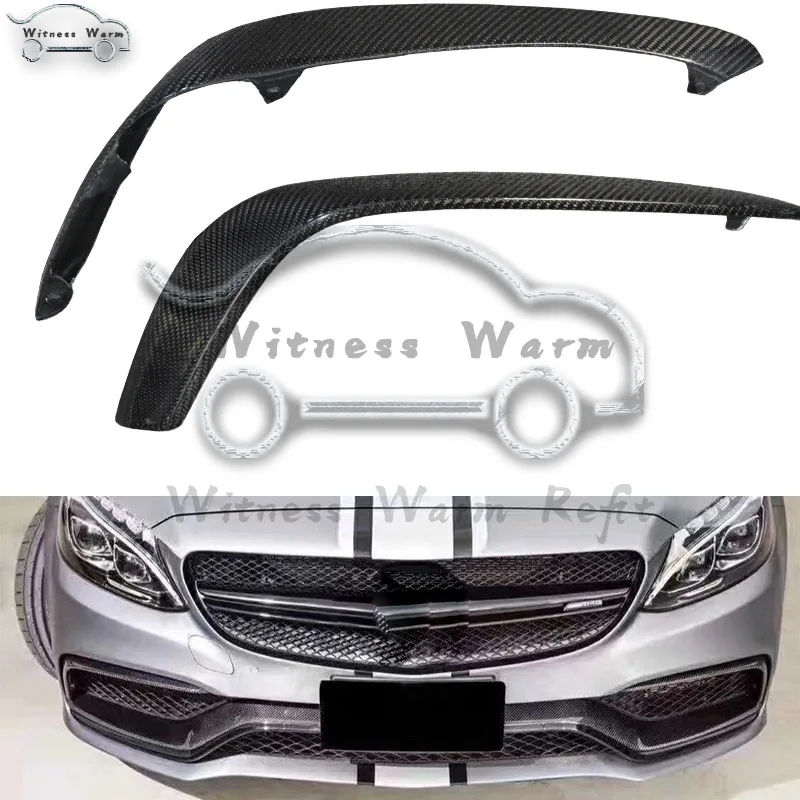 Передняя решетка бампера ветряной нож для Mercedes Benz C Class W205 C63 AMG воздушный