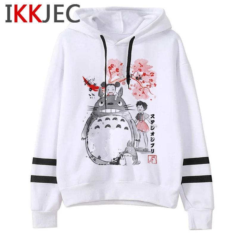Totoro Studio Ghibli Harajuku Kawaii толстовки женские Ullzang Хаяо Миядзаки Забавный мультфильм толстовка 90s Графический милый с капюшоном Женский - Цвет: 2645
