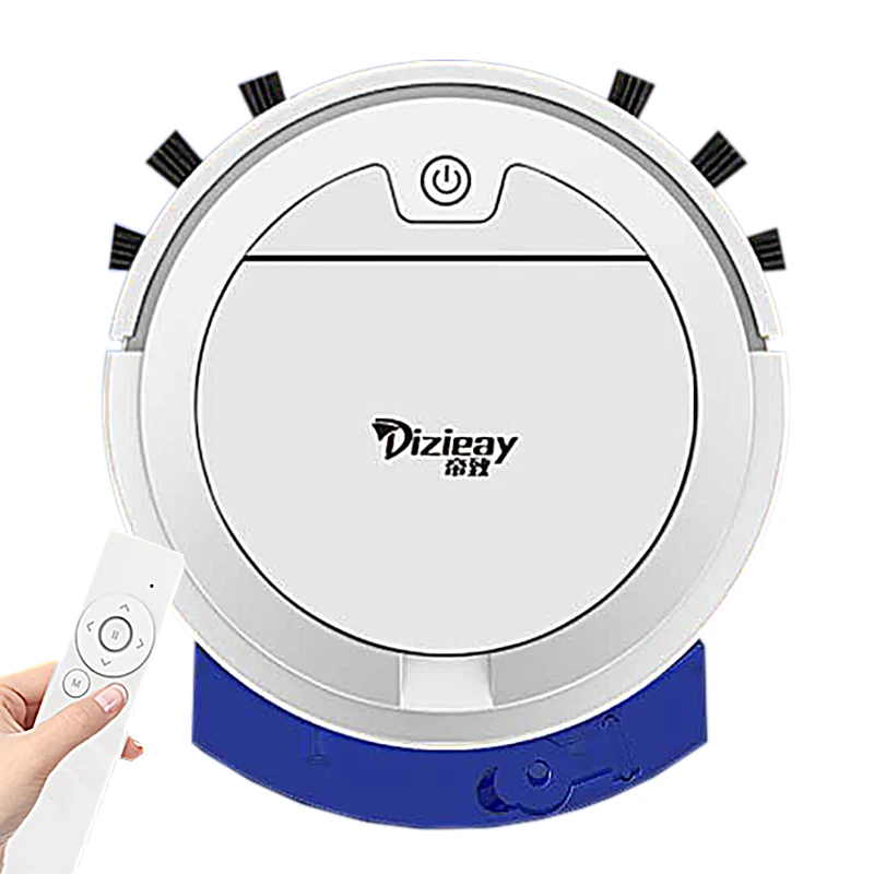 

Robot Vacuum Cleaner With Water Tank Remote Control 2800Pa Wet And Dry Ultra-thin Vacuum Cleaner For Home Sweeping And Mopping