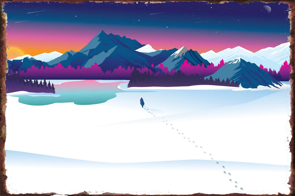 Японский пейзаж металлическая вывеска жестяные таблички Настенный декор для