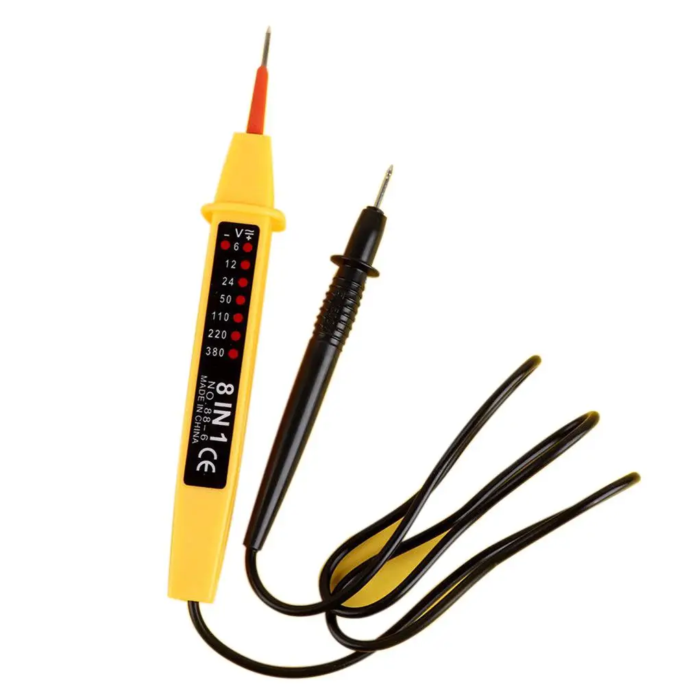8 в 1 вольтметр тестер напряжения зонд вольт измеритель мощности переменного тока