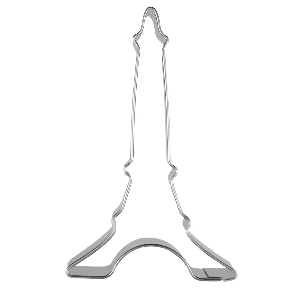 4 шт. формочки для печенья в форме Эйфелевой башни фруктовые ножи из нержавеющей