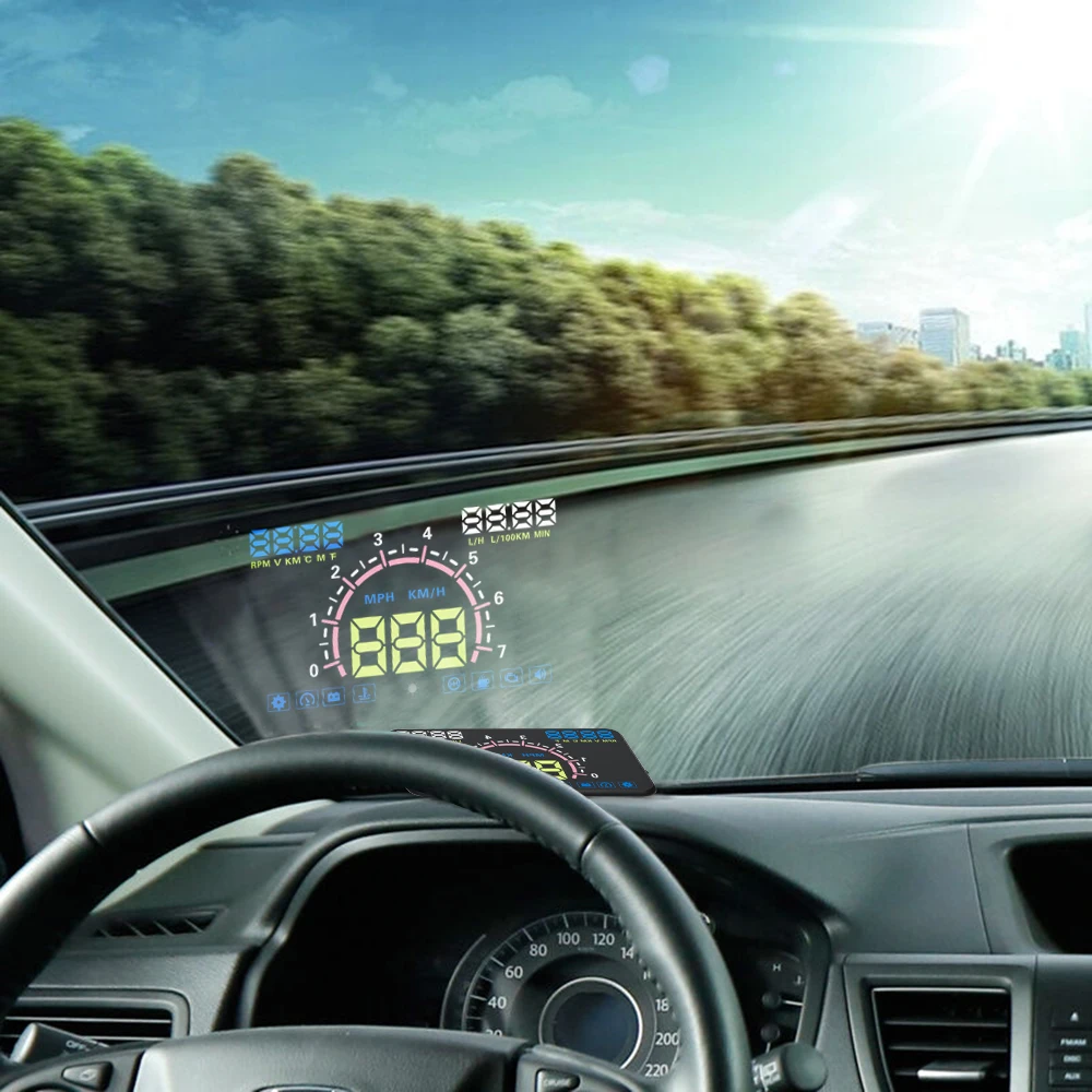 Проектор на лобовое стекло HUD 4C 5 дюйма | Автомобили и мотоциклы