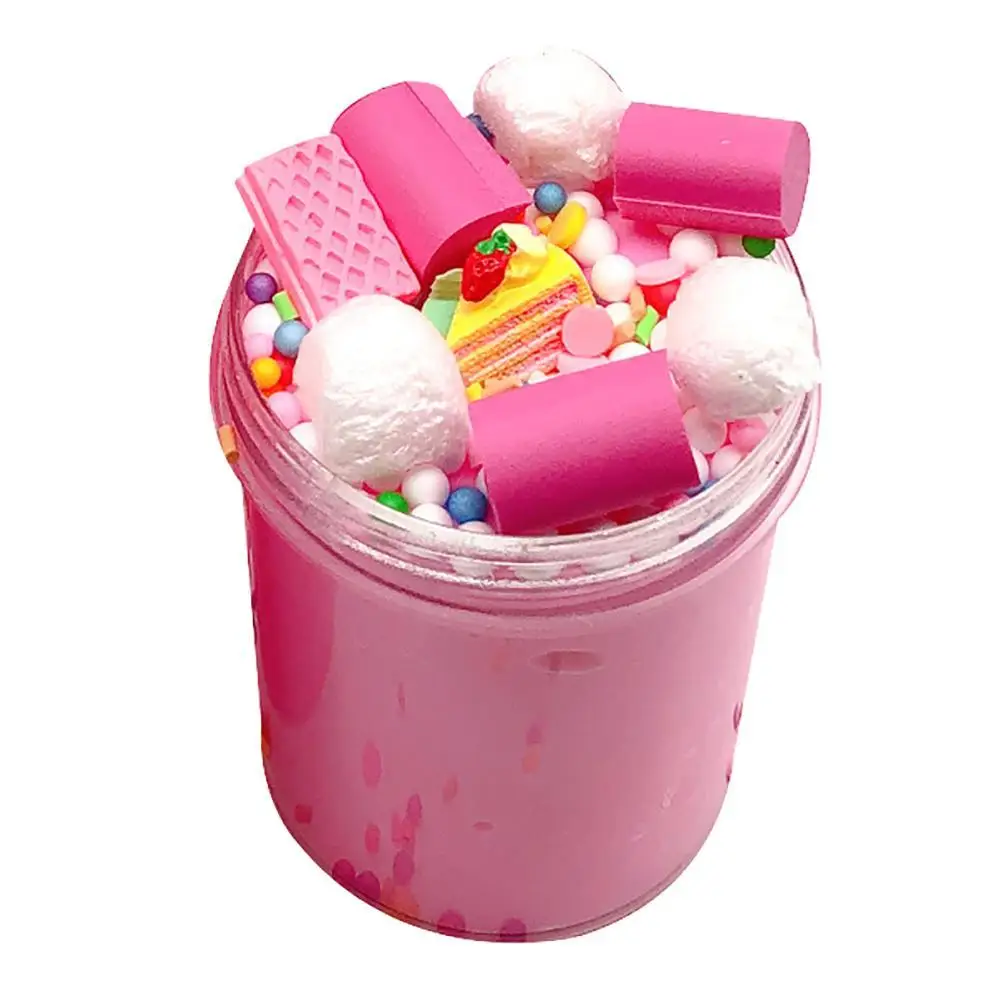 

DIY Cake Beads Soft Non Sticky Putty Mud Plasticine Slime Anti-stress Kids Toy