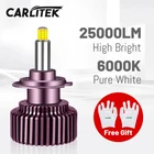 H1 светодиодная фара 25000LM 360 CSP чип LED H7 H4 D2S D2R D4S D4R 9012 H11 H8 H9 9005 9006 HB3 HB4 Canbus без ошибок, дальний и ближний свет