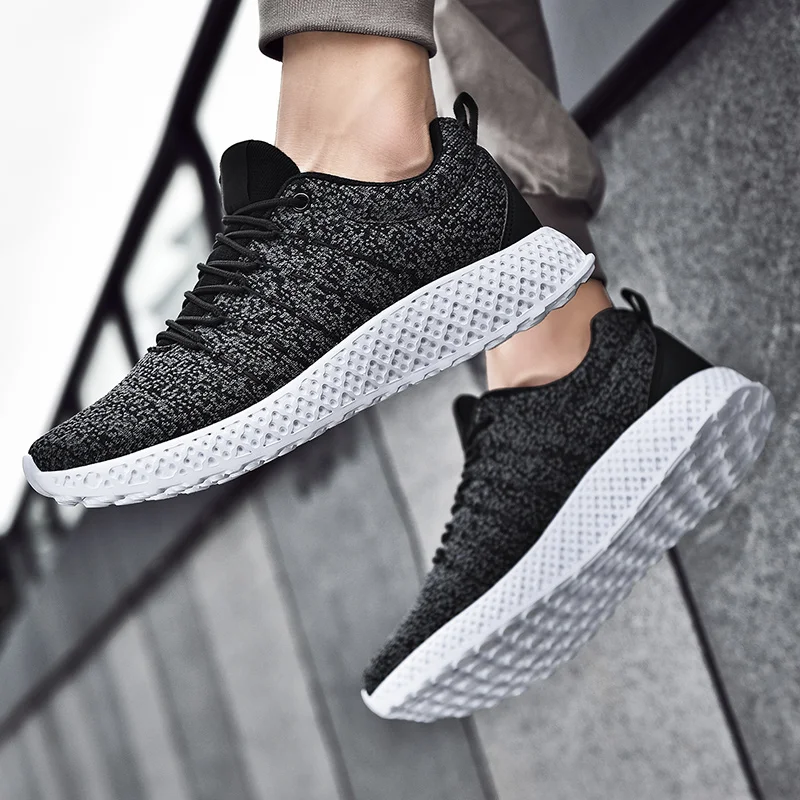 Мужская Вулканизированная обувь; Zapatos De Hombre; кроссовки с высоким берцем; мужские кроссовки на толстой подошве для бега и фитнеса; дышащая уличная спортивная обувь для мужчин