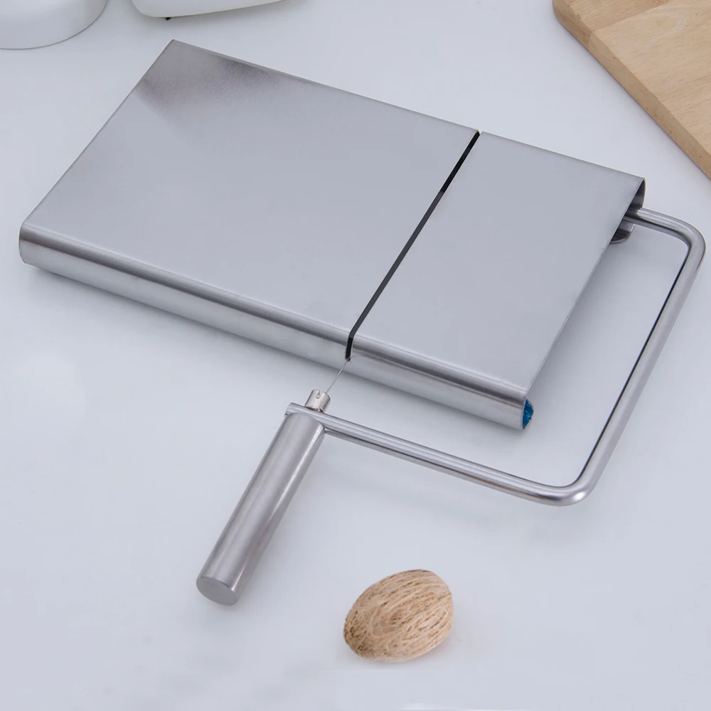 Дамасская 304 нержавеющая сталь сыра слайсер масло резак проволока с разделочной