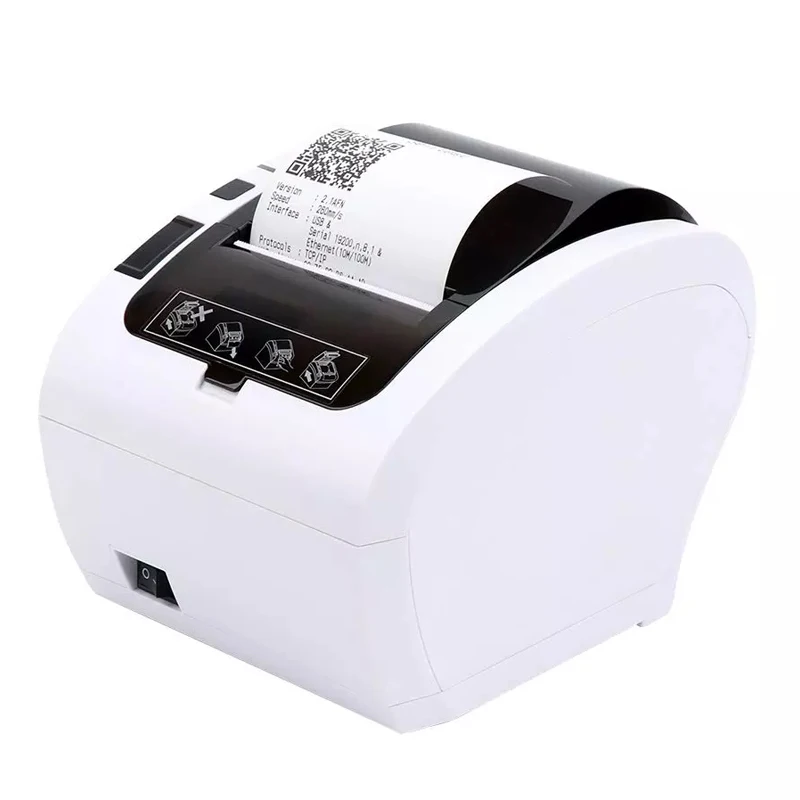 80 мм Термальный чековый принтер POS биллинг беспроводной WIFI/Bluetooth Авто резак для