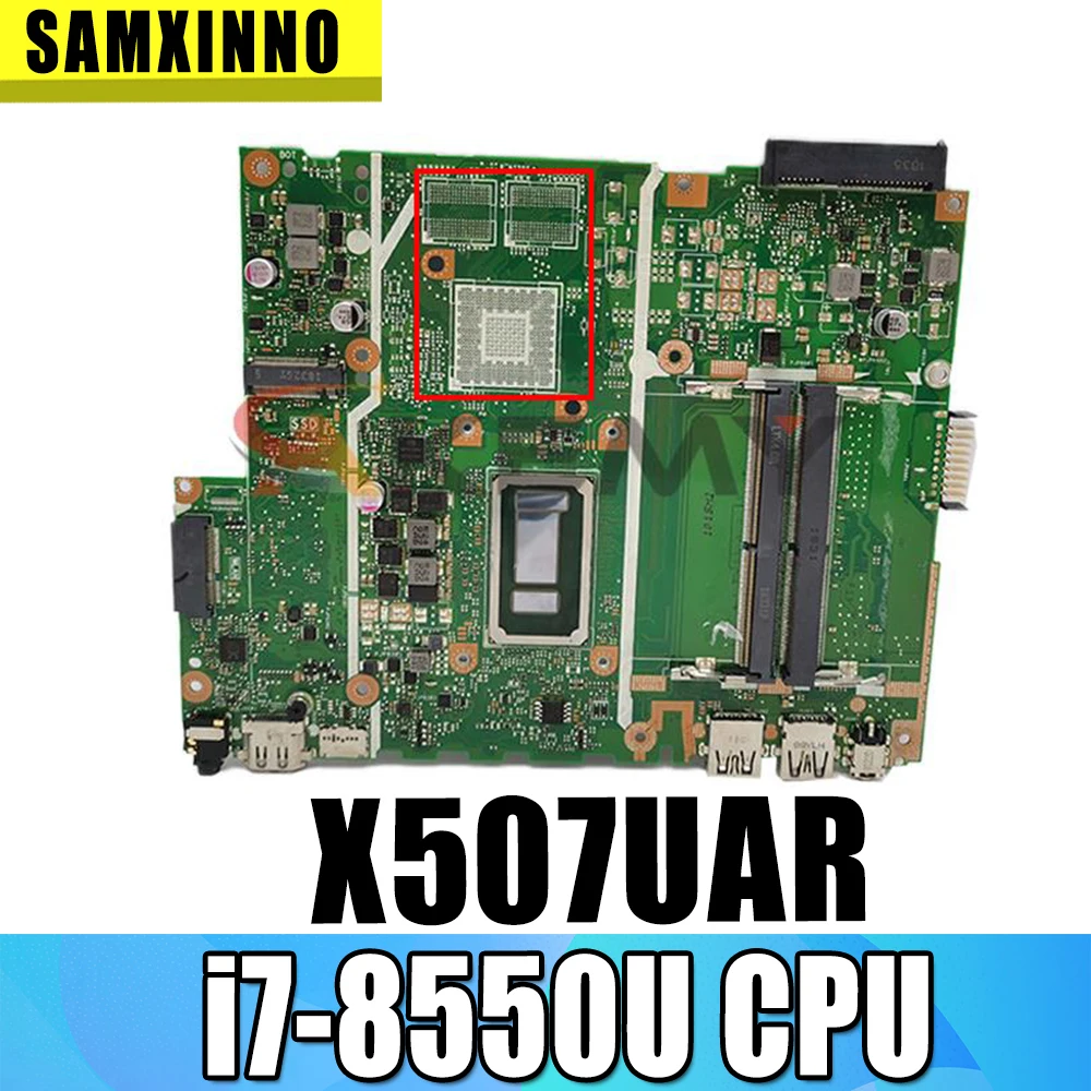 

Akemy For Asus X507U X507UB X507UF X507UBR X507UAR Y5000UB Laptop Motherboard Mainboard 100% Fully Tested With i7-8550U