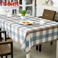 woven tablecloth waterproof oil proof anti pollution tablecloth kitchen decoration rectangular coffee cooking tablecloth