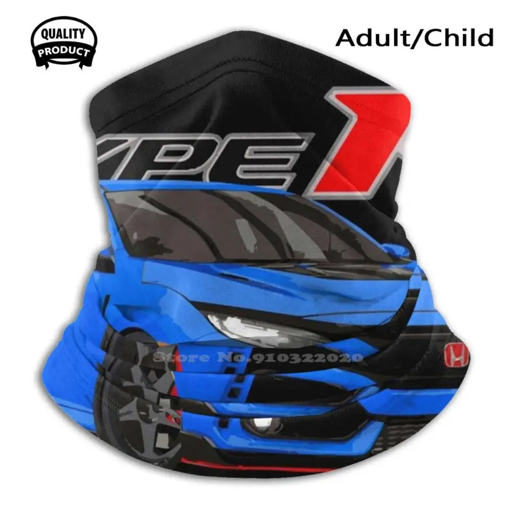 

Моющаяся дышащая многоразовая маска для рта Boost Blue Honda Civic Type R Fk8 Turbo с принтом Integra Rsx Civic Acura Racing Type R