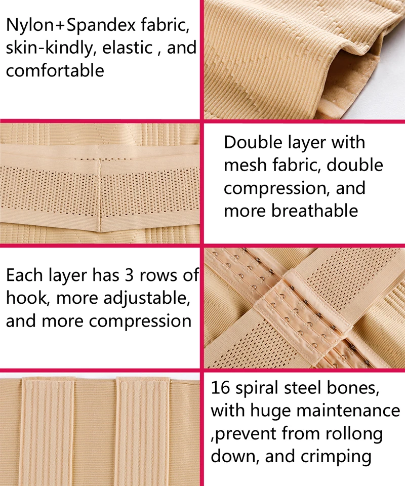 Платье для похудения тренажер талии моделирующий пояс Корректирующее белье