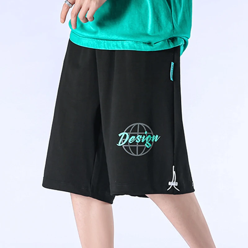 

Single Road Men's Casual Shorts Men 2021 Summer Print Short Fifth Pants Male Japanese Streetwear Running Sports Shorts For Men