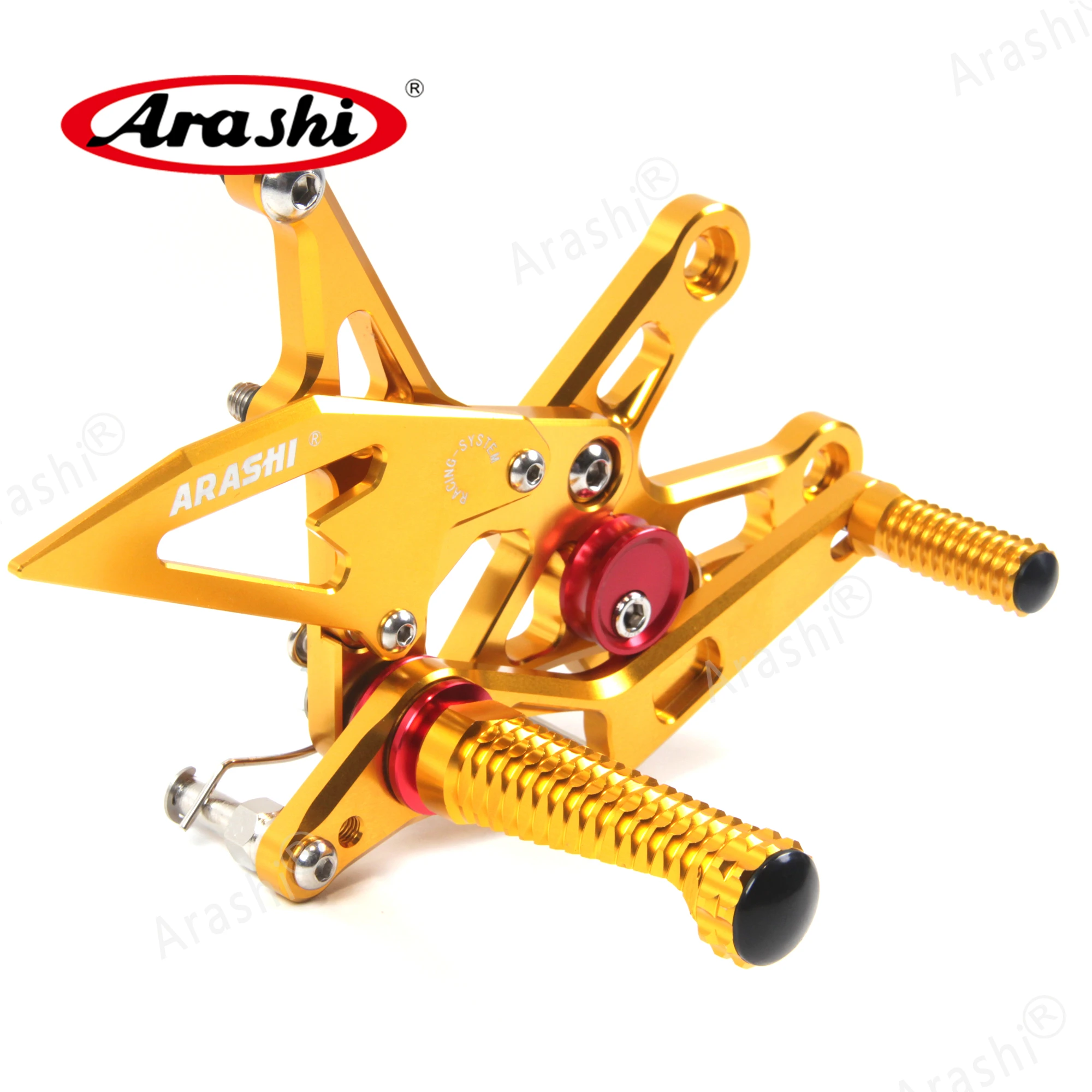 Регулируемые подножки Arashi ZX10R NINJA 2006 2007 CNC задняя подставка для ног KAWASAKI ZX 10R педали