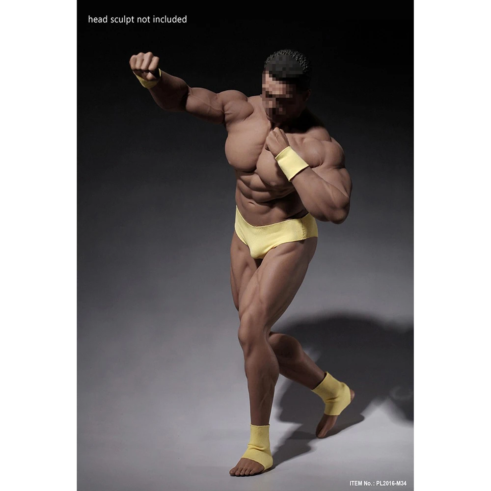 

1/6 TBLeague PL2015-M30 16-M31/M32/M33/M34 18-M35 Super Flexible Seamless Male Doll Body Suntan Man Body 12'' Action Figure Toy