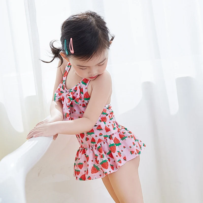 Детский купальник для девочек повседневный купальный костюм детские купальники