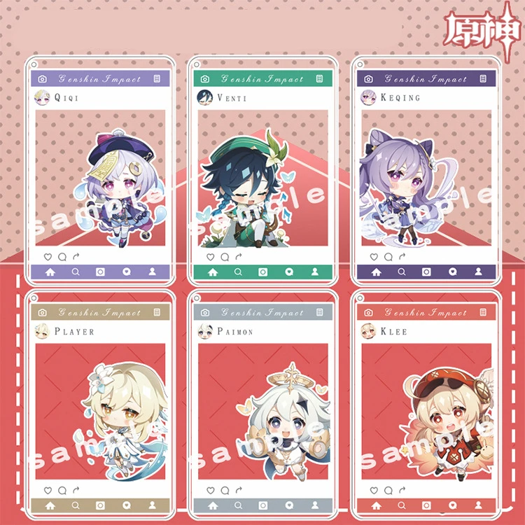 

Genshin Impact Zhongli Diluc Keychain Cosplay Kawaii Figure Game Cartoon Venti Paimon Tartaglia Mona Acrylic Pendant Keyring