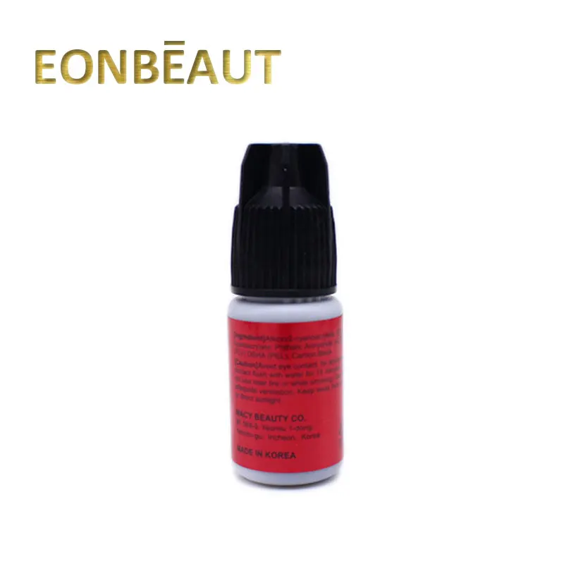 5 бутылок MACY Тип P + черный клей корейский оригинальный для наращивания ресниц