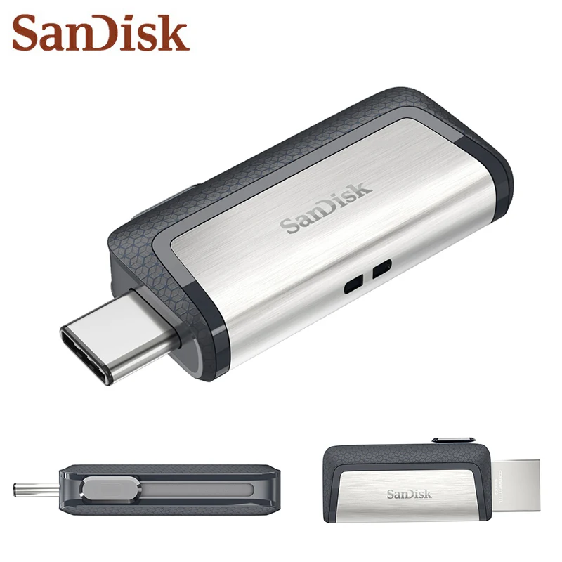 

Sandisk PenDrive 128GB 256GB SDDDC2 Extrema Type C USB3.1 Dual OTG USB Flash Drive 64GB 130 M/S Pen Drive 128GB Memory Stick