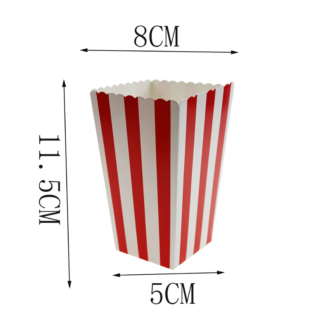 12 шт большой объем бумаги Попкорн коробка картофельные чипсы чашки одноразовые