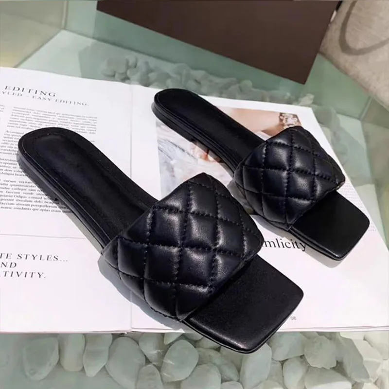 

Women 2020 fashion flat Slippers shoes woman Summer slides Outdoors Sandals Woman Casual Beach house Shoes ladies flipflops