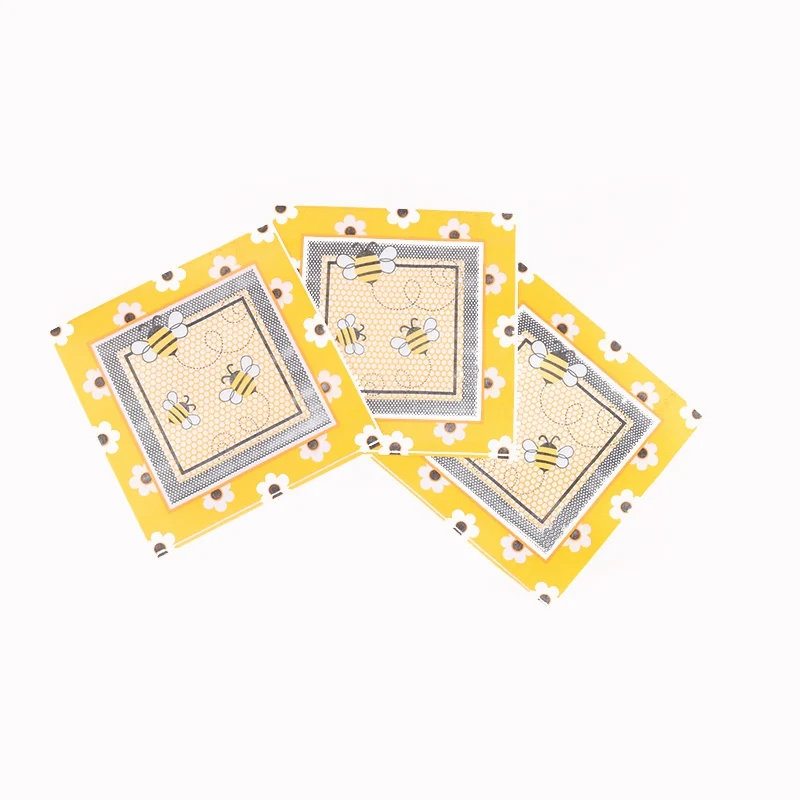 Napkin 20pcs Детская вечеринка на день рождения пчела кинематографическая тематика одноразовая посуда бумажная чашка скатерть День рождения украшение для детей - Цвет: Napkin 20pcs