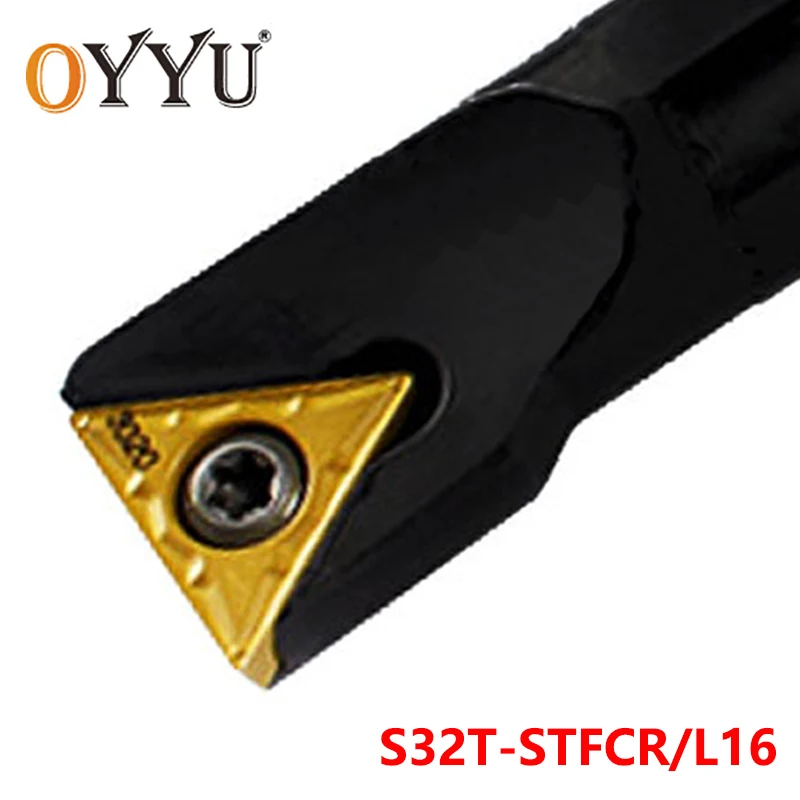 

Oyu STFCR STFCL S32T-STFCR16 твердосплавные вставки для держателя S32T-STFCL16 токарный станок резак с ЧПУ хвостовик токарный инструмент Расточная планка