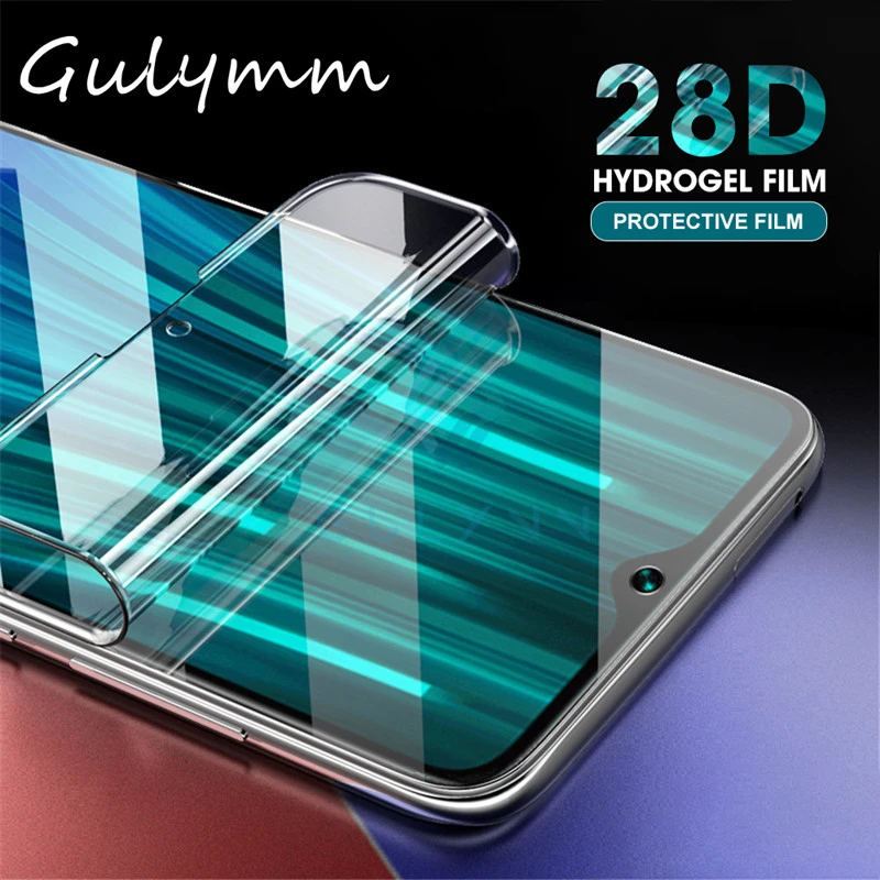 Гидрогелевая пленка 28D с полным покрытием для Xiaomi Mi 9 9T Lite Redmi Note 8 8T 7 6 S 4X Pro Защита